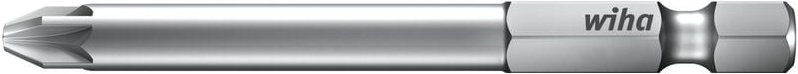 Bit Set Professional 50 mm Pozidriv (PZ2) 2-tlg. 1/4' E6,3 in Box (38680) - Wiha