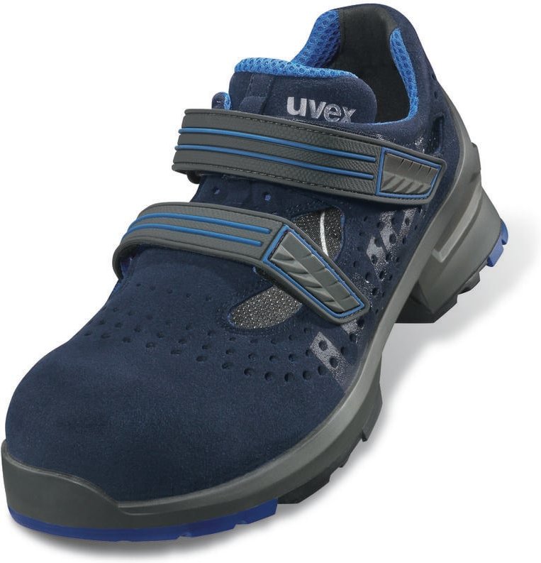 Uvex - 1 Sicherheits-Sandale 8530.8 S1 src blau mit Klettverschl. Weite 11 Gr.40