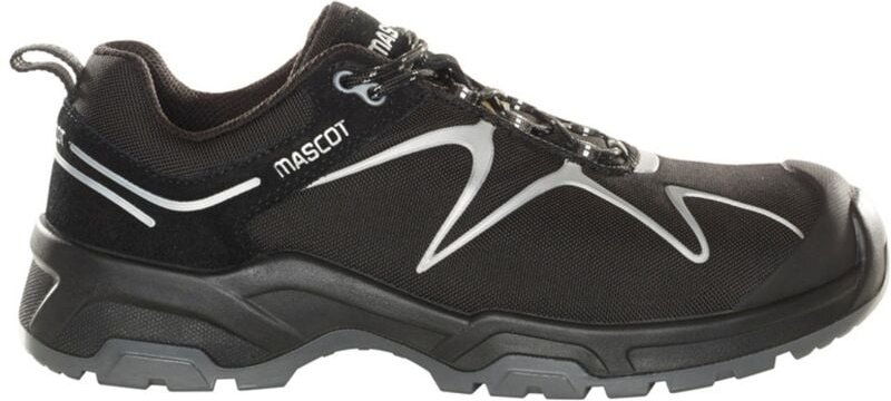 Mascot FOOTWEAR FLEX Sicherheitshalbschuh F0121 S3 ESD DGUV W10 Gr. 44 schwarz/silber