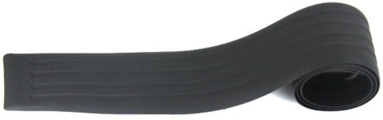 Lntyq - Universeller kratzfester Heckstoßstangenschutz aus schwarzem Gummi für Kofferraumtür, Einstiegsschutz, 90 x 8 cm