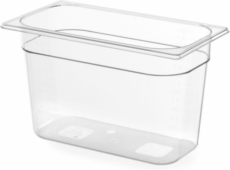 Hendi - Gastronorm-Behälter 1/3, Profi Line, gn 1/3, 2,5L, Transparent, 325x176x(H)65mm