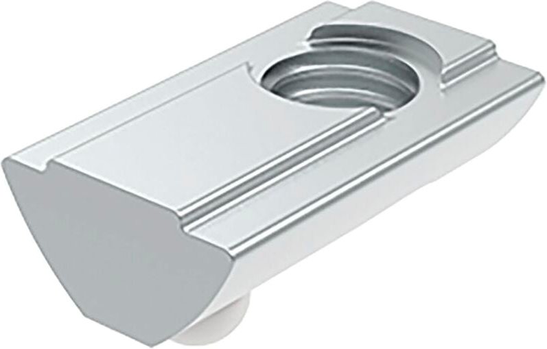 Fath Nutensteine M8 einschwenkbar passend zu Item Profil 40x40 Nut 8 - Nutenstein mit Federkugel und Führungssteg, Stahl...