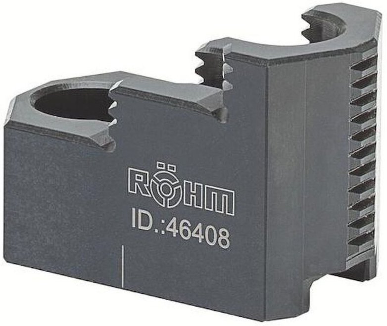 Thumbnail - Röhm Umkehr-Aufsatzbacken Größe 110, 3-Backen-Satz, Spitzverzahnung 90° - 149352