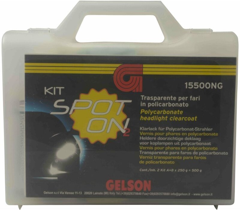 Gelson 15500ng Kit Spot On Rinnova Fanali Verniciatura Lucidatura