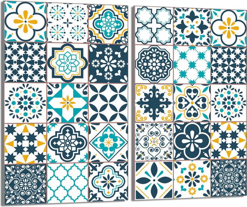 Thumbnail - Glasschutzplatte für den Herd 2x30x52 Mosaik