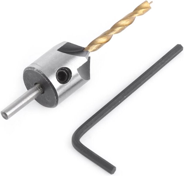 Ej.life - Senker Bohrer Set, Holzbearbeitungs Senkbohrer Titan Beschichtetes hss Zimmerei Reibahlen Kernbohrer Fasen Sen...