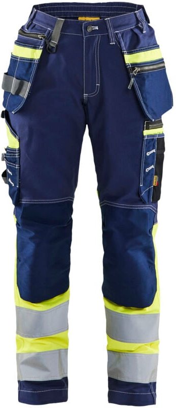 Hochsichtbarer Stretch-Arbeitshosen Damen Klasse 1 Damen 7196 - Marine/Gelb 2XL - FR(50) - SE(C48) - Normen