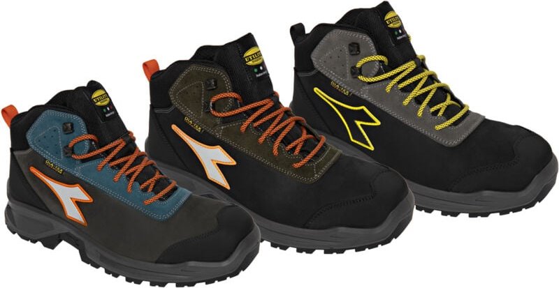 Diadora Cross Sport Diatex Mid S3 WR CI SRC Arbeitsschuhe - 47 EU - Grau