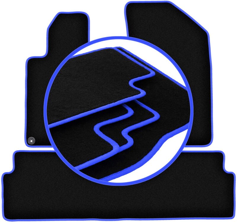 CARLUX-BLUE Autofußmatten für: Peugeot 508 I Limousine, Kombi, SW, RXH (2010-2018)
