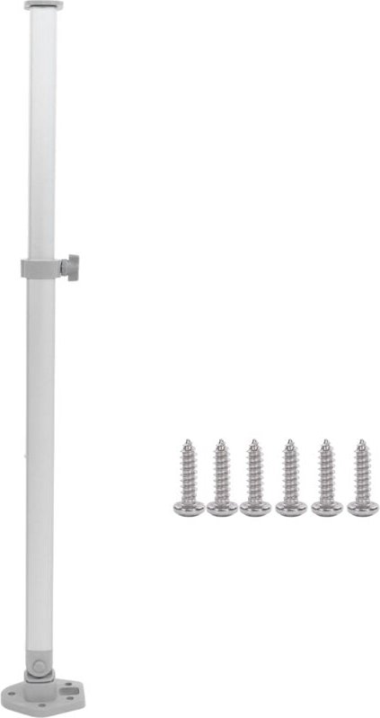 Fitags - RV-Tischstütze, verstellbares Tischbein, Oxidationsbeständig, Teleskop, abnehmbar für Wohnwagen für Yachten