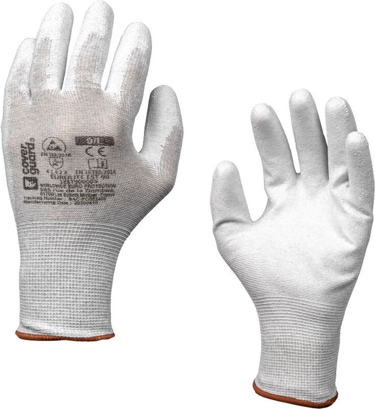 Eurolite Est90 antistatische Arbeitshandschuhe - - Grau - Coverguard