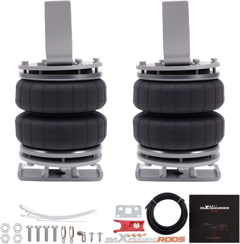 Maxpeedingrods - Luftfederung + Halterungen Air Spring Bag Helper Kit for Toyota Hilux 4WD 2015-