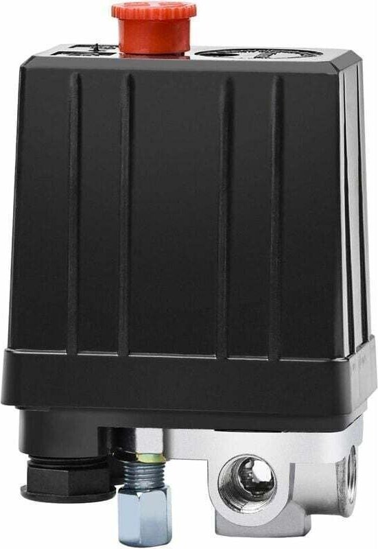 Thumbnail - Druckschalter für Luftkompressor mit 4 Anschlüssen, 90–125 PSI, 240 V, 12 mm (1/4 Zoll) Gewinde, Druckschalter-Steuerven...