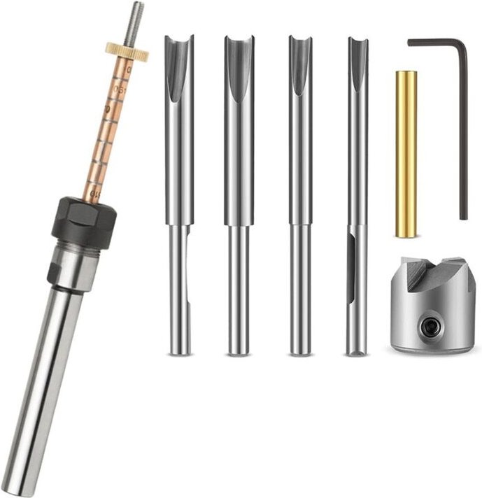 Stiftherstellungsset, Stiftschaft und Stifthalter, Trimmset, Holzdrehdorn für die Herstellung Von Stiften, Holzbearbeitu...