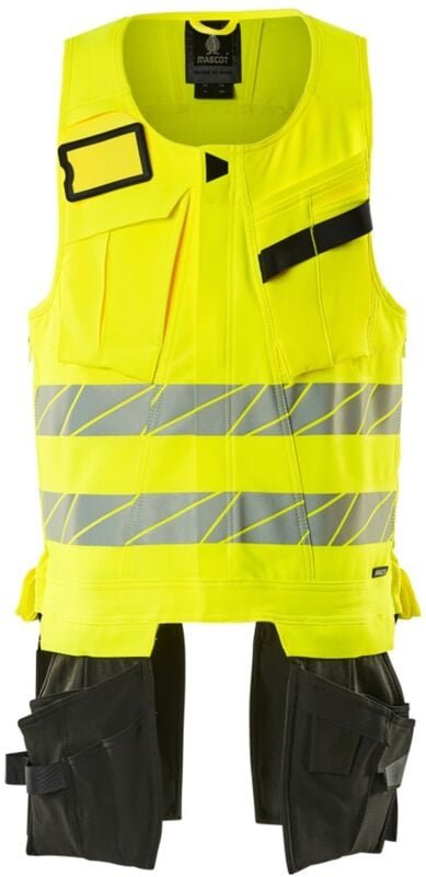 Thumbnail - Werkzeugweste, ultimate stretch Werkzeugweste Gr. 2XL, hi-vis gelb/schwarz - Mascot