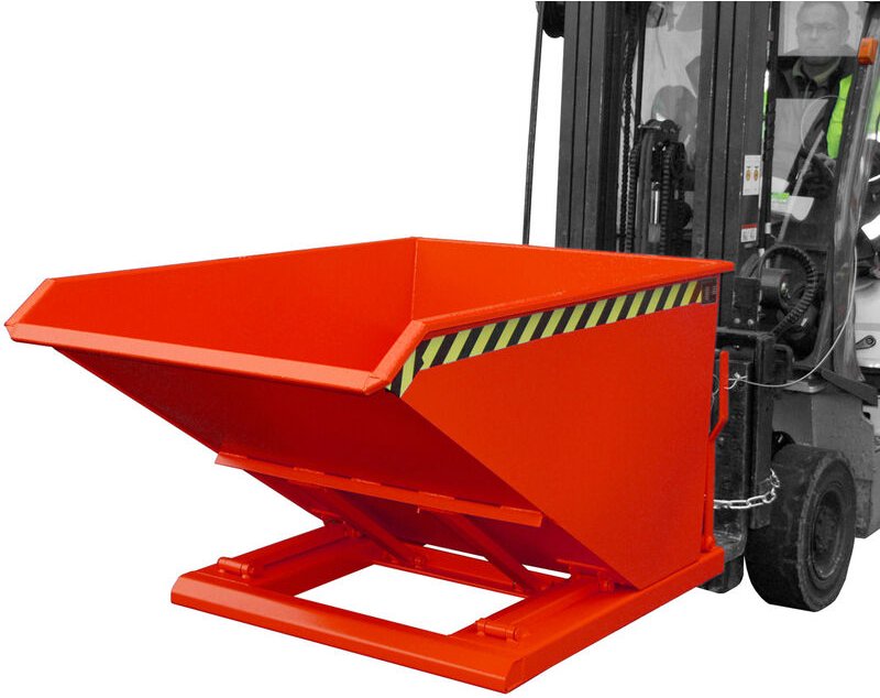 Bauer Kippbehälter NK 75, lackiert, Feuerrot