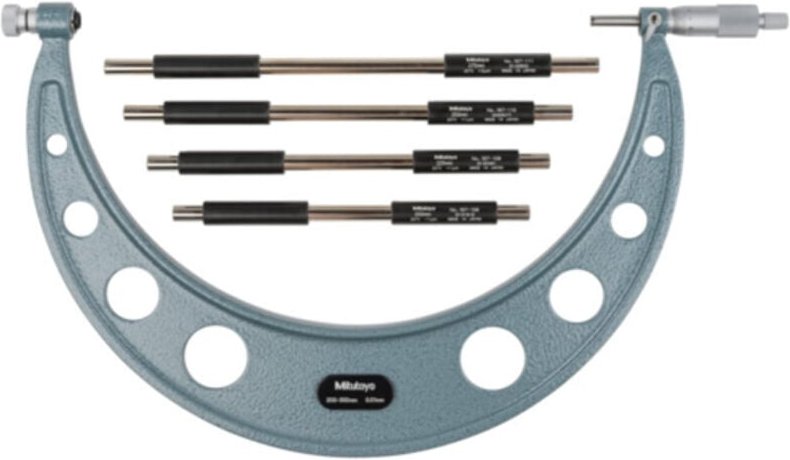 Mitutoyo - Bügelmessschraube mit auswechelbarem Messamboss, 200-300 mm