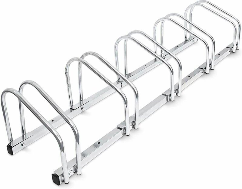 BS400005 Fahrradträger, Fahrradablage, Fahrradständer, Träger für 5 Fahrräder, Boden- oder Wandmontage - Bc-elec