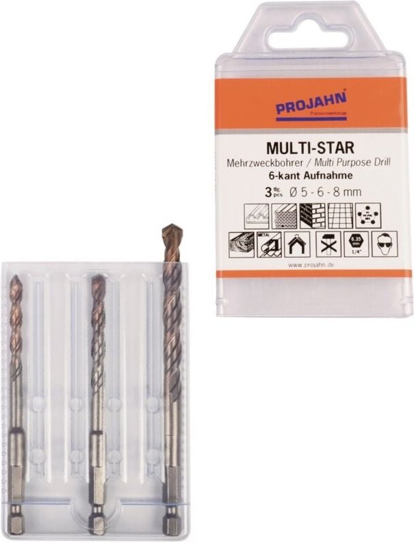 Thumbnail - Multi-Star Satz 3-tlg. 6-kant 5, 6, 8 mm - Projahn