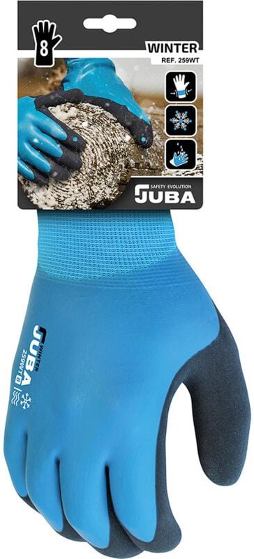 Juba - Kaltarbeitshandschuh aus Polyester/Nylon/Nitril, Größe 9