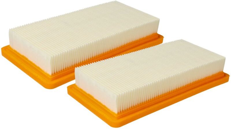 2x Motorschutz-Filter kompatibel mit Kärcher ds 6000, ds 5200, ds 6, ds 6 Premium, ds 6.000 Staubsauger - Vhbw