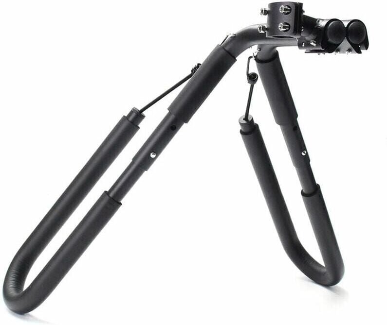 Jusch - Surfbrett-Fahrradträger, neuer seitlicher Kiteboard-Träger, schwarz