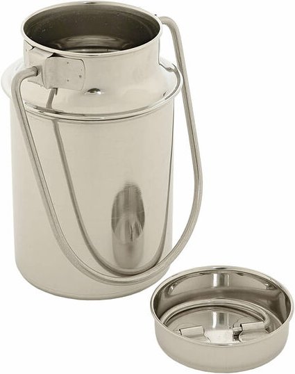 Licht-erlebnisse - Milchkanne Edelstahl Transportkanne 1,5 Liter