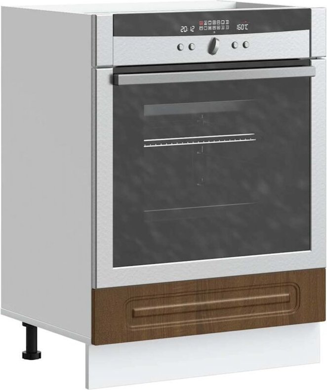 Herdumbauschrank Kalmar Braun Eichen-Optik Holzwerkstoff Vidaxl