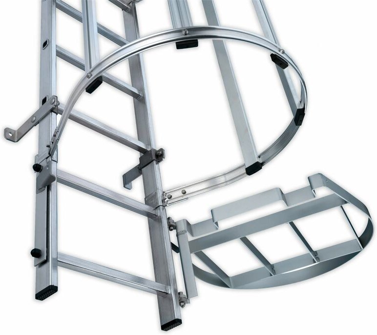 Hailo Schwenkverschluss DIN Aluminium, links für Zylinderschloss