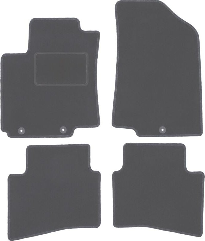 Graphit-Fußmatten für: Hyundai i20 II Coupé, Schrägheck (2014-)