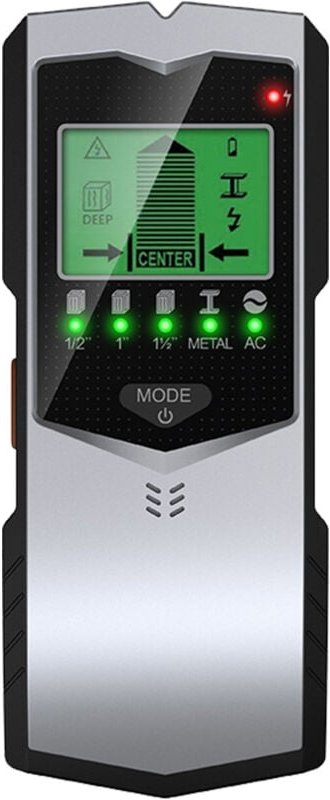Jeffergarden 5-in-1-Metall-Balkensucher, empfindlicher Smart-Sensor-Chip, HD-LCD-Display, Audio-Alarm für die Mitte und ...