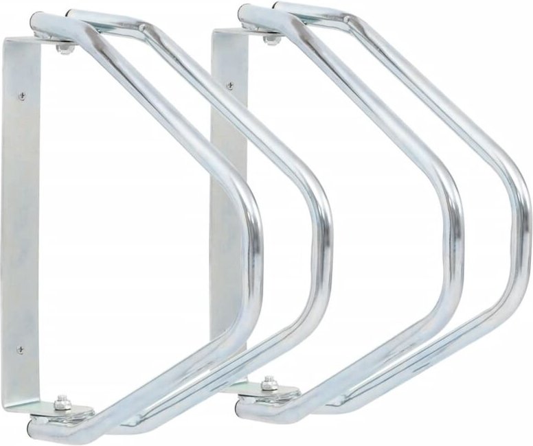 Fahrradständer 2 Stk. Wandmontage Verzinkter Stahl Vidaxl 182858