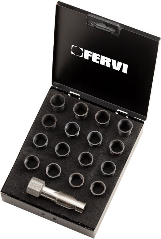 Fervi - Gewindereparatursatz metrische F-Spulen-Zundkerzen m14x125 e011/m140x125b