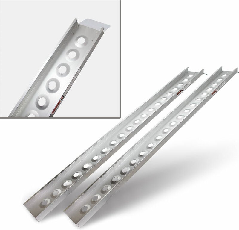 Bituxx - 2x alu Motorradrampe 1,93m Auffahrrampe Verladerampe Roller bis 200kg