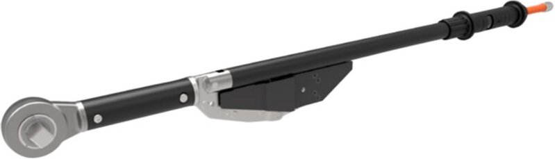 Bahco Mechanischer Knick-Drehmomentschlüssel 200 - 800 Nm, verstellbar, mit Fensterskala und festem Knarrenkopf