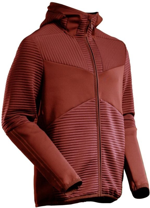 Mascot Fleecepullover, Kapuze, Reißverschluss 22603 Gr. 2XL, Herbstrot