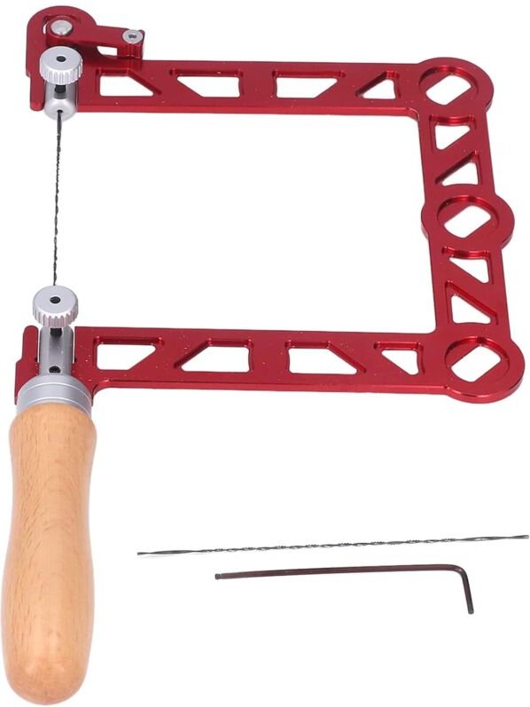 Csparkv - Dekupiersäge Handsäge, Dekupiersäge Dekupiersäge Adapterrahmen für Holz, Kunststoff, Gummi und Weichmetall 5 Z...