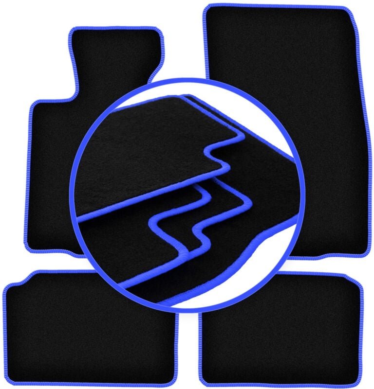 CARLUX-BLUE Auto-Fußmatten für: Mini Countryman R60 Fließheck (2010-2017)