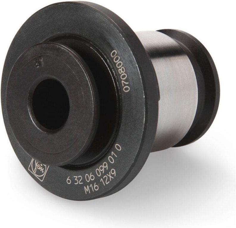 Thumbnail - No Brand - fein Gewindebohr-Einsätze Gr. 2, Gewinde m 16, ø 12 mm, Vierkant 9 mm, für Gewindebohrer nach din 374/376