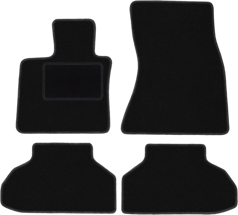Schwarze Velours-Fußmatten für: BMW X6 F16 SUV (2014-)
