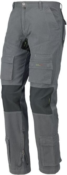 Issaline 8738-080 Stretch-Arbeitshose, Grau, XL