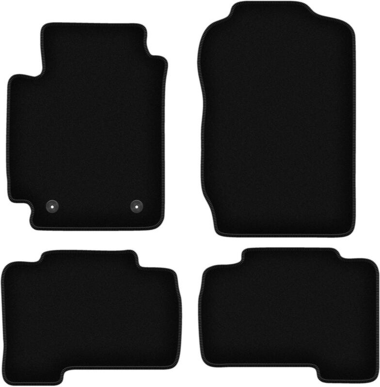 BASIC schwarze Veloursmatten für: Suzuki Grand Vitara II 5-Türer (2005-2014)