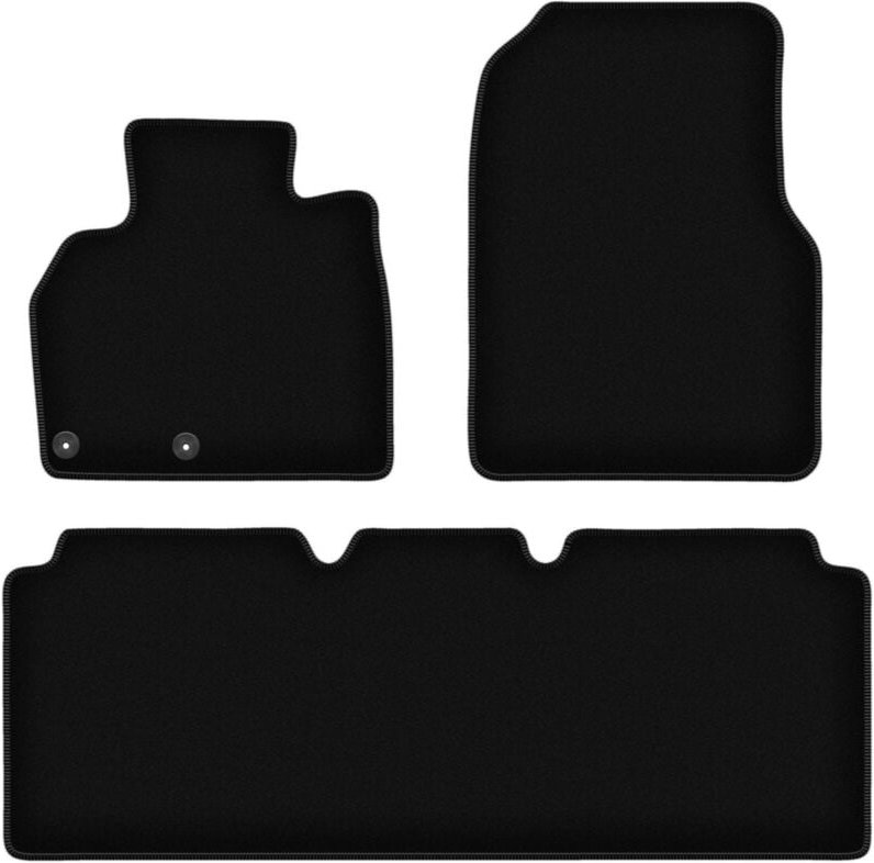 BASIC schwarze Veloursmatten für: Renault Grand Espace IV Minivan (2002-2014)