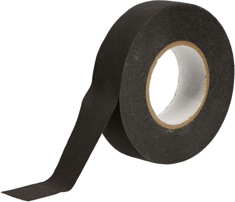 Isolierband aus schwarzem Stoff 25mx19mm