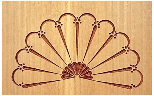 Rcs-802 Schnitzschablone - Kleiner Spanischer Fächer