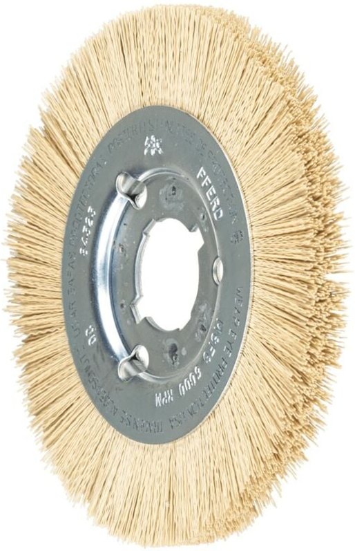 PFERD TOOLS Rundbürste schmal ungezopft RBU Ø 150x12x31,75 mm Bohrung DIAMANT-Filament-Ø 0,35 mm Korn 600