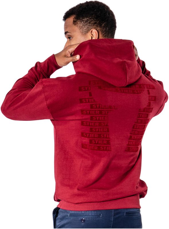 Hoodie l Deep Red - Stier