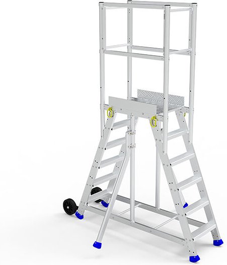 Plattformleiter - 6 Stufen - Maximale Arbeitshöhe. 3.50m - PDA150/600