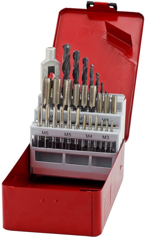 Dema - Gewindebohrer und Kernlochbohrer Satz gks 29 Handgewindebohrer Kernbohrer