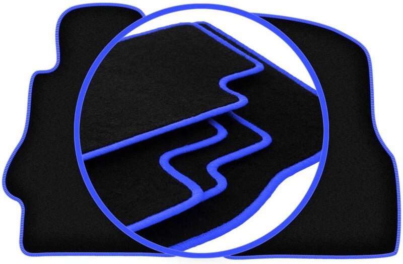 CARLUX-BLUE Autofußmatten für: Toyota MR2 ZZW30 Coupé (1999-2007)